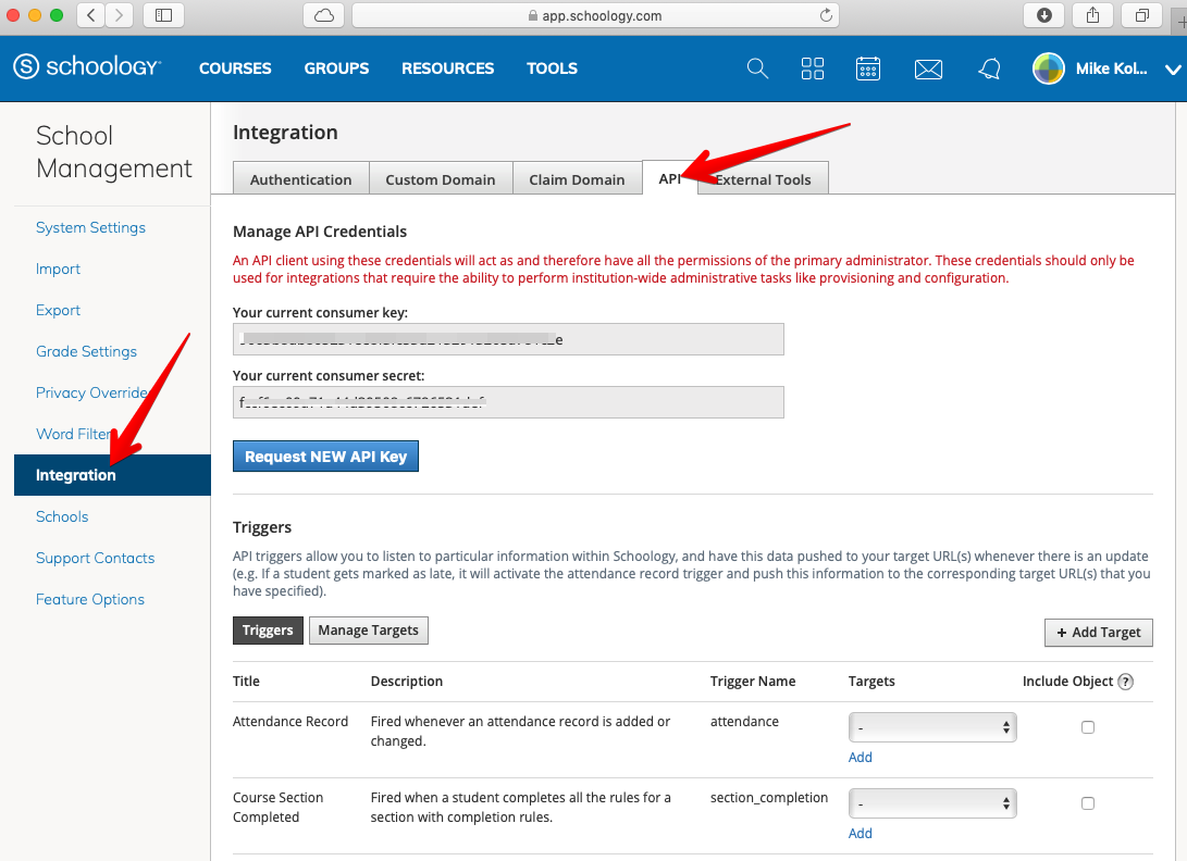 schoology how to turn off email notifications
